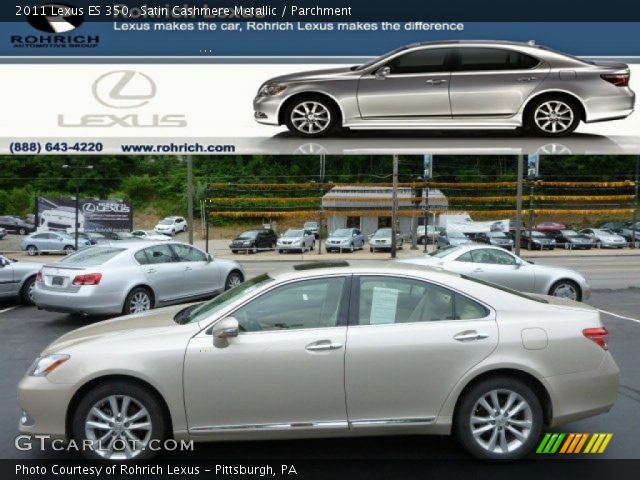 2011 Lexus ES 350 in Satin Cashmere Metallic