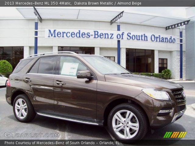 2013 Mercedes-Benz ML 350 4Matic in Dakota Brown Metallic