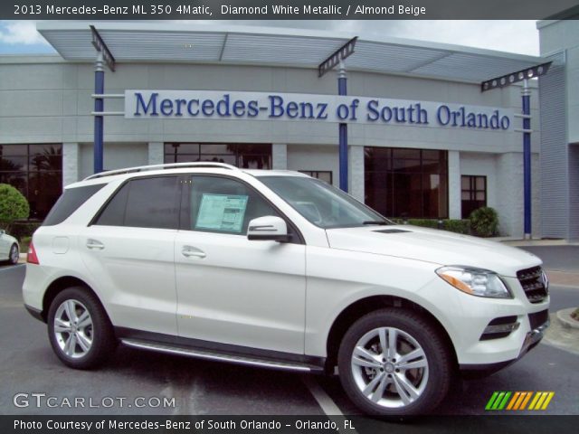 2013 Mercedes-Benz ML 350 4Matic in Diamond White Metallic