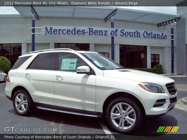 2013 Mercedes-Benz ML 350 4Matic in Diamond White Metallic