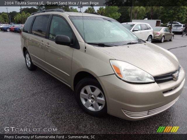 2004 Toyota Sienna LE in Desert Sand Mica