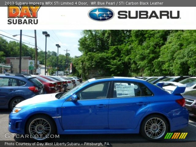 2013 Subaru Impreza WRX STi Limited 4 Door in WR Blue Pearl