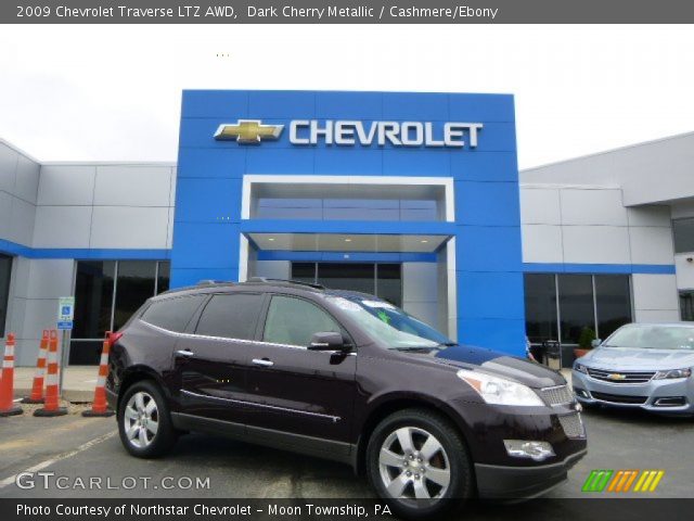 2009 Chevrolet Traverse LTZ AWD in Dark Cherry Metallic