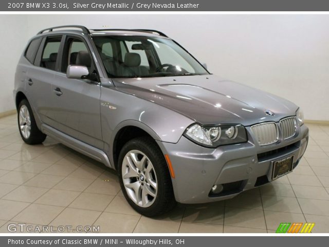 2007 BMW X3 3.0si in Silver Grey Metallic