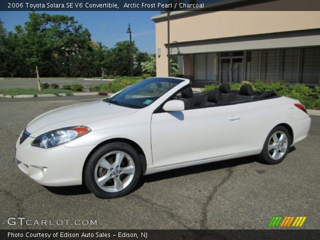 2006 Toyota Solara SE V6 Convertible in Arctic Frost Pearl