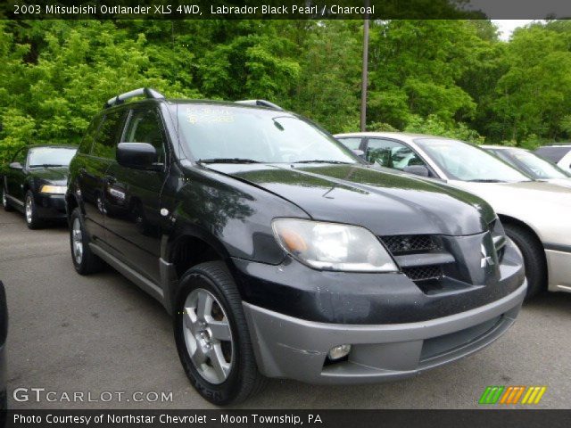 2003 Mitsubishi Outlander XLS 4WD in Labrador Black Pearl