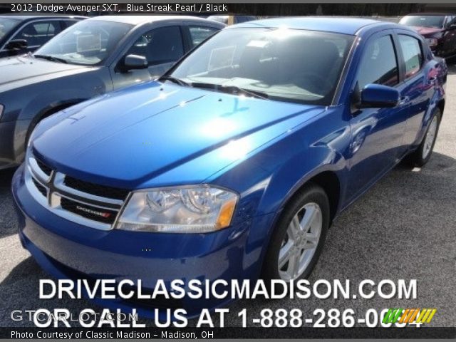 2012 Dodge Avenger SXT in Blue Streak Pearl