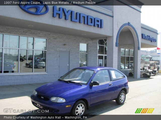 1997 Ford Aspire Coupe in Lapis Blue Metallic