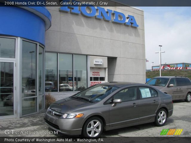 2008 Honda Civic EX-L Sedan in Galaxy Gray Metallic