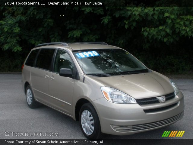 2004 Toyota Sienna LE in Desert Sand Mica