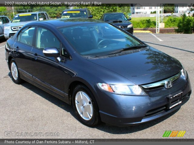 2007 Honda Civic Hybrid Sedan in Magnetic Pearl