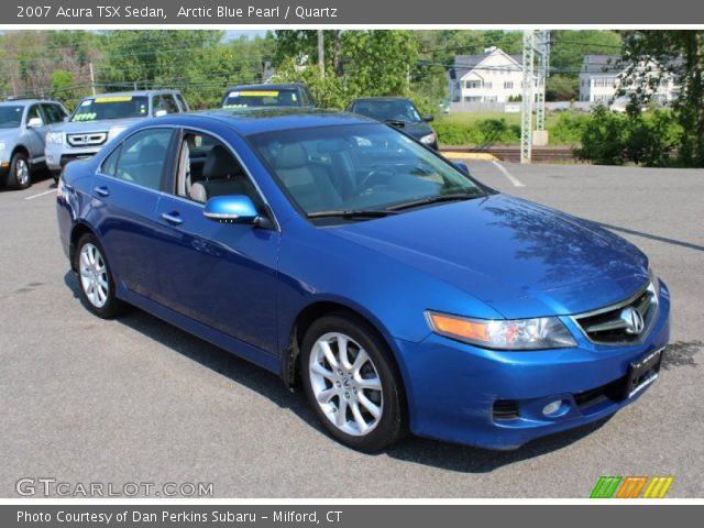 2007 Acura TSX Sedan in Arctic Blue Pearl