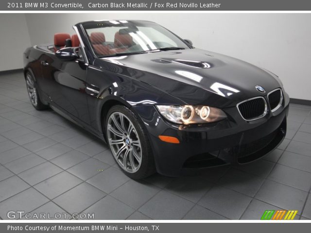 2011 BMW M3 Convertible in Carbon Black Metallic