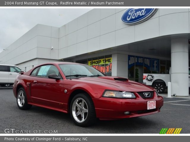 2004 Ford Mustang GT Coupe in Redfire Metallic