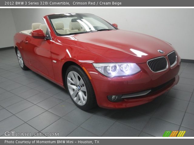 2012 BMW 3 Series 328i Convertible in Crimson Red