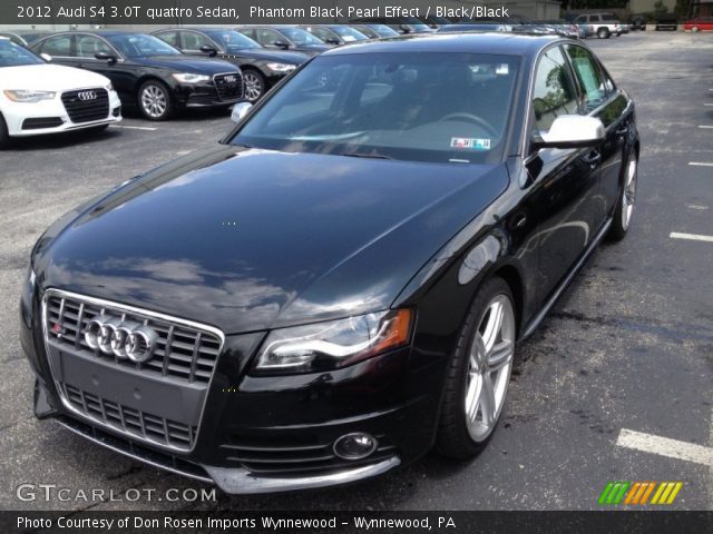 2012 Audi S4 3.0T quattro Sedan in Phantom Black Pearl Effect