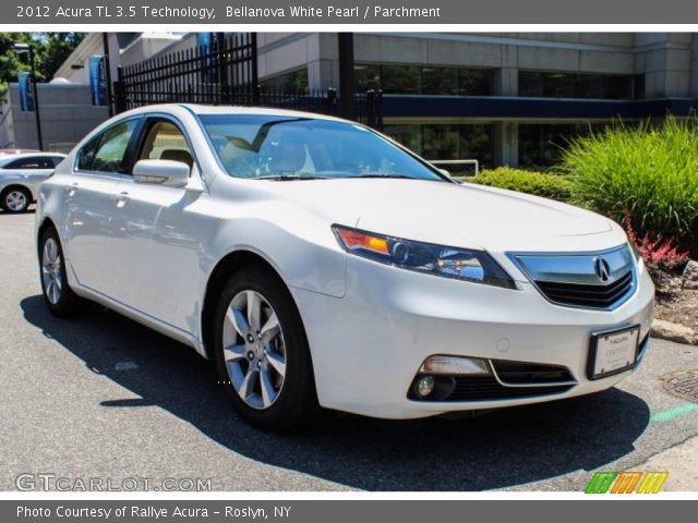 2012 Acura TL 3.5 Technology in Bellanova White Pearl