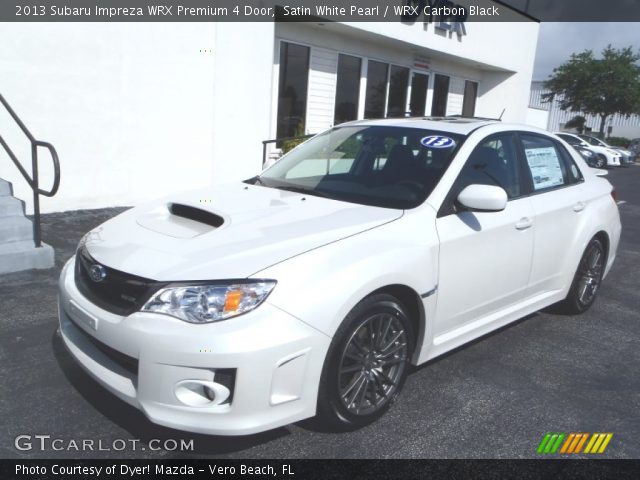 2013 Subaru Impreza WRX Premium 4 Door in Satin White Pearl