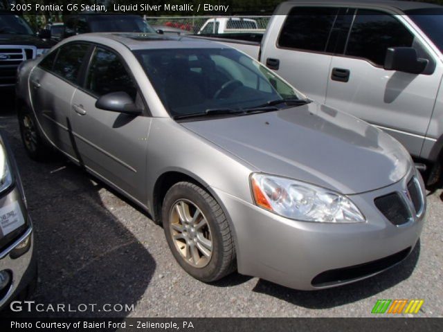 2005 Pontiac G6 Sedan in Liquid Silver Metallic