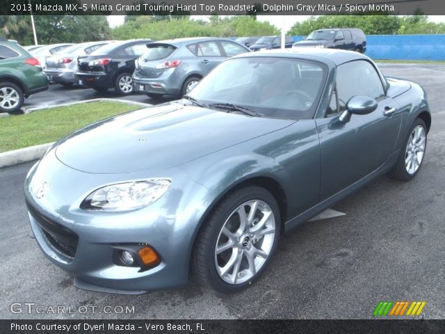 2013 Mazda MX-5 Miata Grand Touring Hard Top Roadster in Dolphin Gray Mica