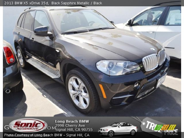 2013 BMW X5 xDrive 35d in Black Sapphire Metallic