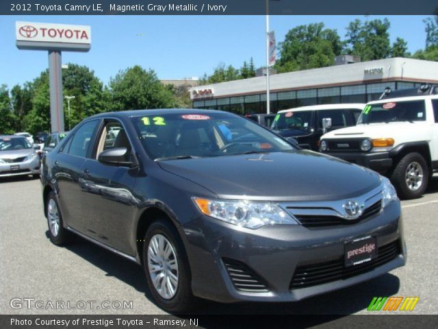 2012 Toyota Camry LE in Magnetic Gray Metallic