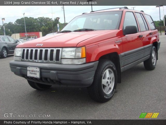 1994 Jeep Grand Cherokee SE 4x4 in Flame Red