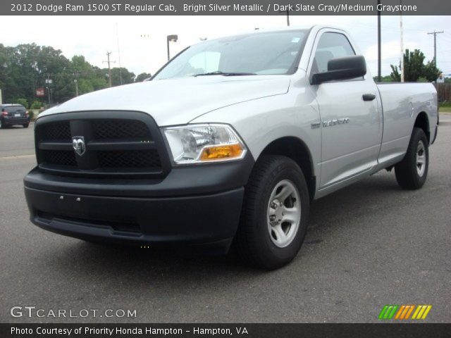 2012 Dodge Ram 1500 ST Regular Cab in Bright Silver Metallic
