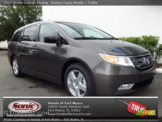 2013 Honda Odyssey Touring in Smokey Topaz Metallic