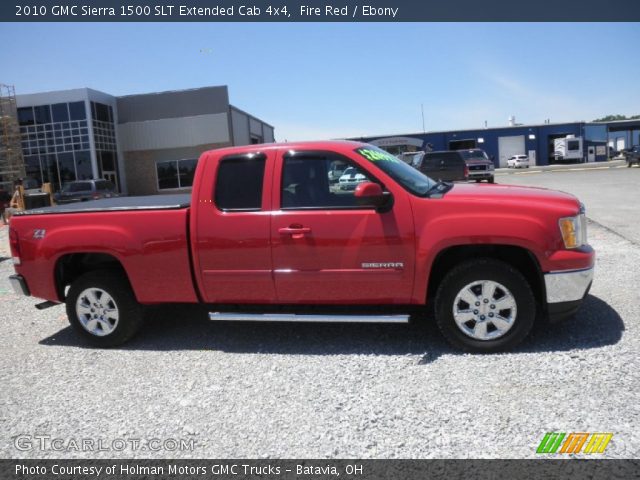 2010 GMC Sierra 1500 SLT Extended Cab 4x4 in Fire Red