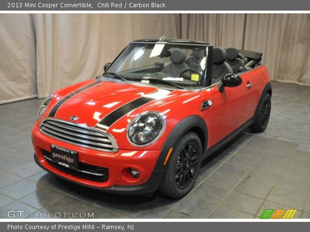 2013 Mini Cooper Convertible in Chili Red