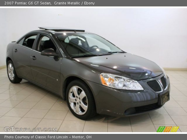 2007 Pontiac G6 GT Sedan in Granite Metallic