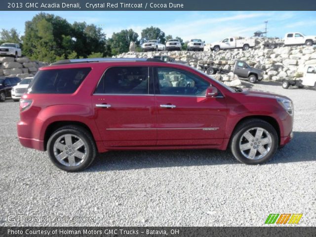 2013 GMC Acadia Denali in Crystal Red Tintcoat