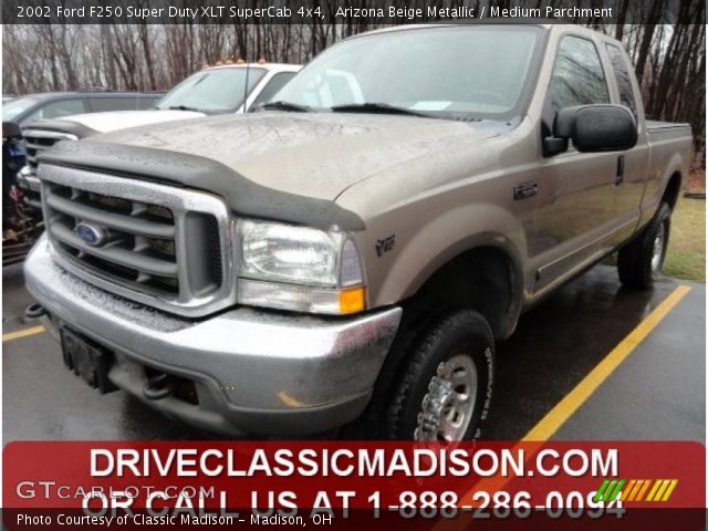 2002 Ford F250 Super Duty XLT SuperCab 4x4 in Arizona Beige Metallic