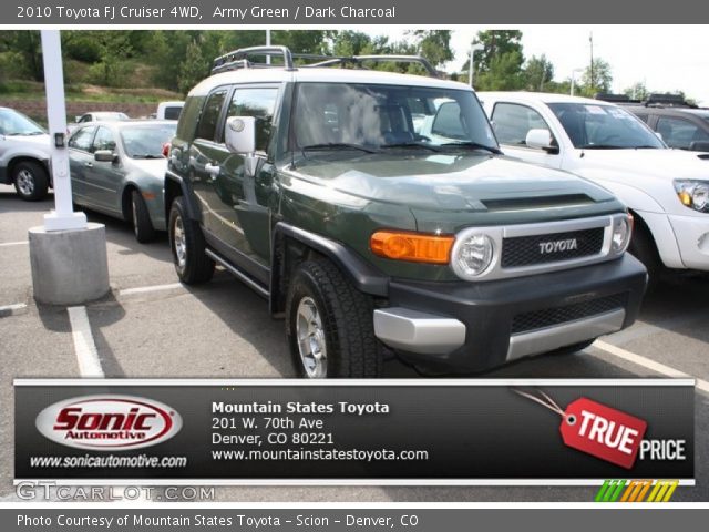 2010 Toyota FJ Cruiser 4WD in Army Green