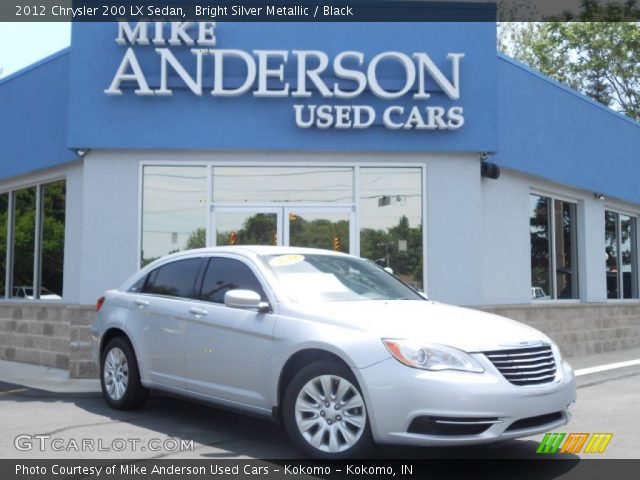 2012 Chrysler 200 LX Sedan in Bright Silver Metallic