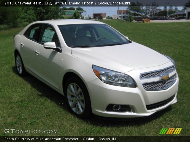 2013 Chevrolet Malibu LTZ in White Diamond Tricoat