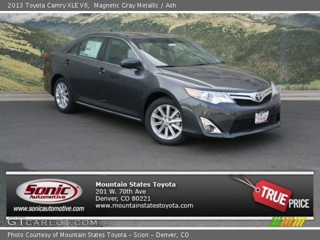 2013 Toyota Camry XLE V6 in Magnetic Gray Metallic
