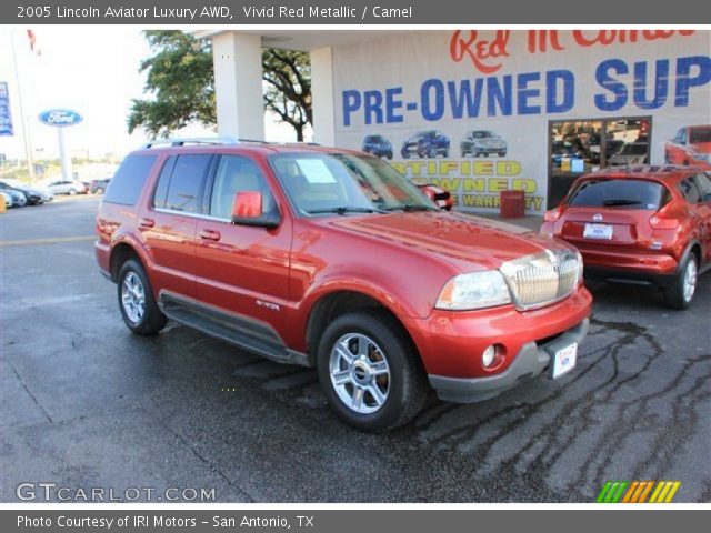 2005 Lincoln Aviator Luxury AWD in Vivid Red Metallic