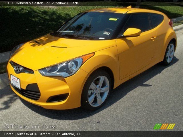 2013 Hyundai Veloster  in 26.2 Yellow