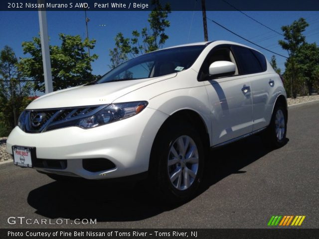 2012 Nissan Murano S AWD in Pearl White