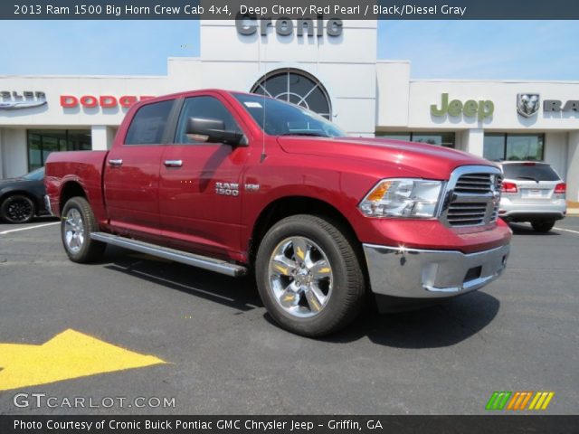 2013 Ram 1500 Big Horn Crew Cab 4x4 in Deep Cherry Red Pearl
