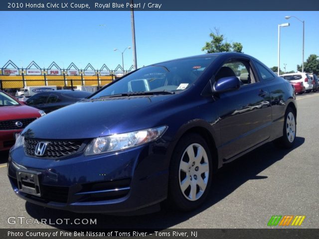 2010 Honda Civic LX Coupe in Royal Blue Pearl