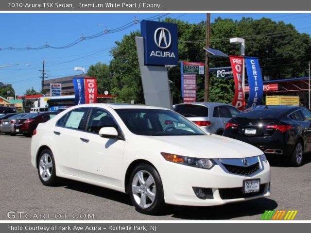 2010 Acura TSX Sedan in Premium White Pearl