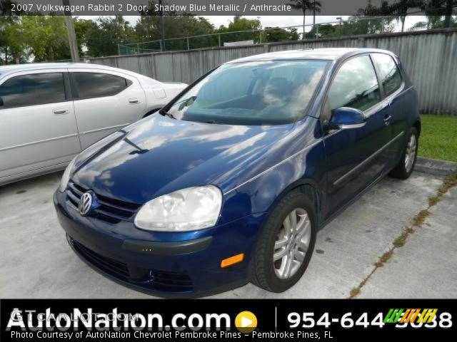 2007 Volkswagen Rabbit 2 Door in Shadow Blue Metallic