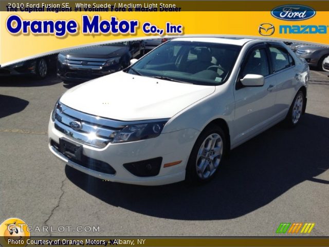 2010 Ford Fusion SE in White Suede
