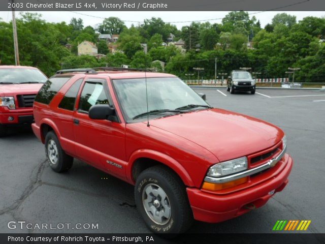 2003 Chevrolet Blazer LS 4x4 in Victory Red