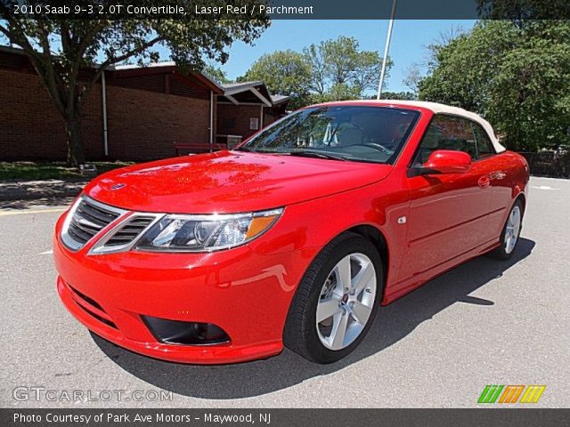 2010 Saab 9-3 2.0T Convertible in Laser Red