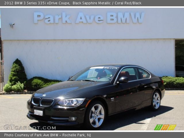 2012 BMW 3 Series 335i xDrive Coupe in Black Sapphire Metallic