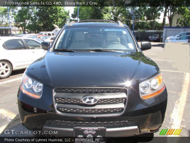 2009 Hyundai Santa Fe GLS 4WD in Ebony Black